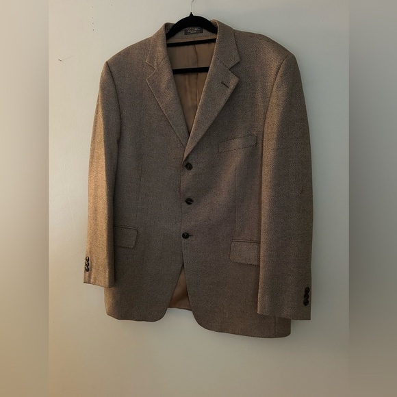 Parisian Silverstone 46R Mens Blazer Jacket 3-Button 100% Laine‎ Wool Sportcoat - Picture 3 of 15